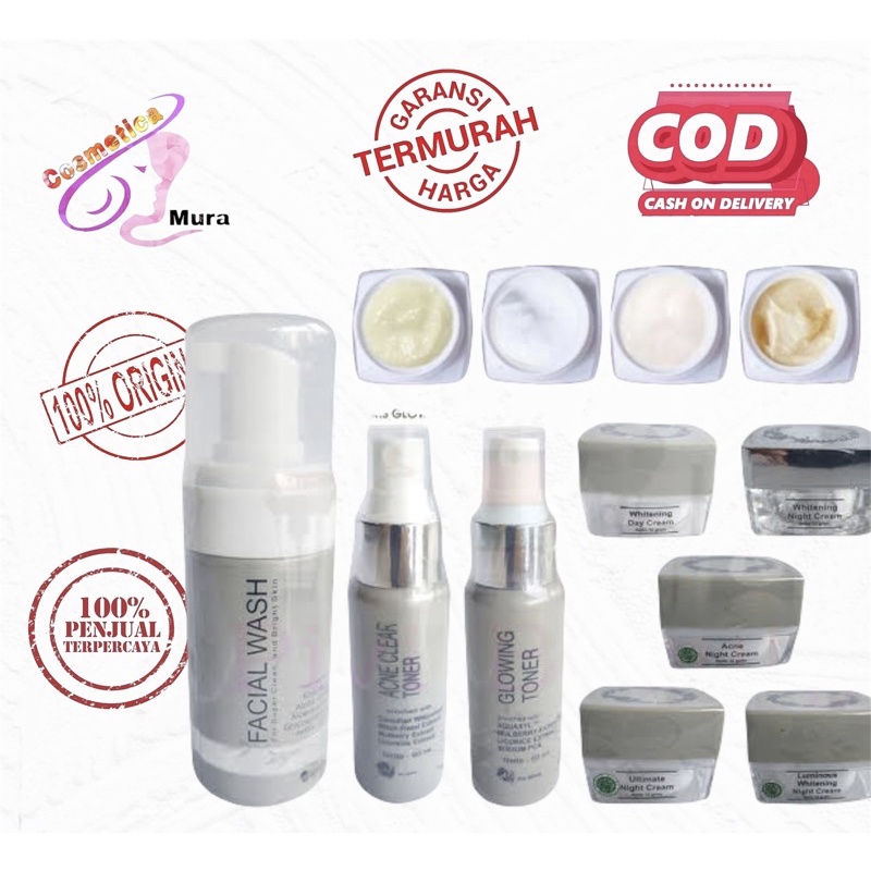 eceran ms glow / pecahan cream malam ms glow / ms glow malam satuan // ms glow sabun ecer