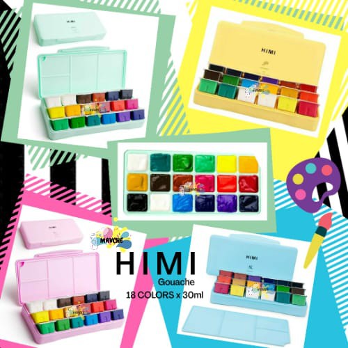 

MIYA HIMI GOUACHE 18x30ml/CAT AIR GUAS LUKIS BOX