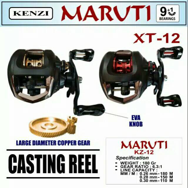 Reel BC Kenzi Maruti XT12 Handle kiri