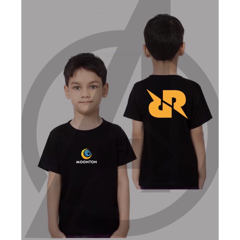 Kaos Anak Baju Tshirt - Moonton Team RRQ Esports
