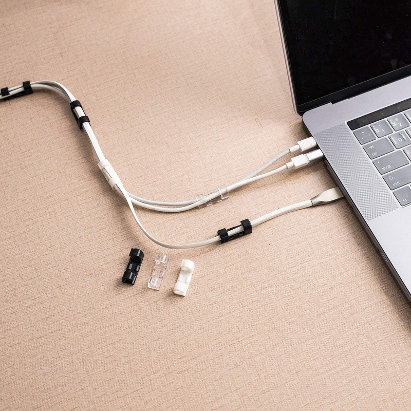 Klip Kabel Charger Handphone 20Pcs Cabel Clip Organizer