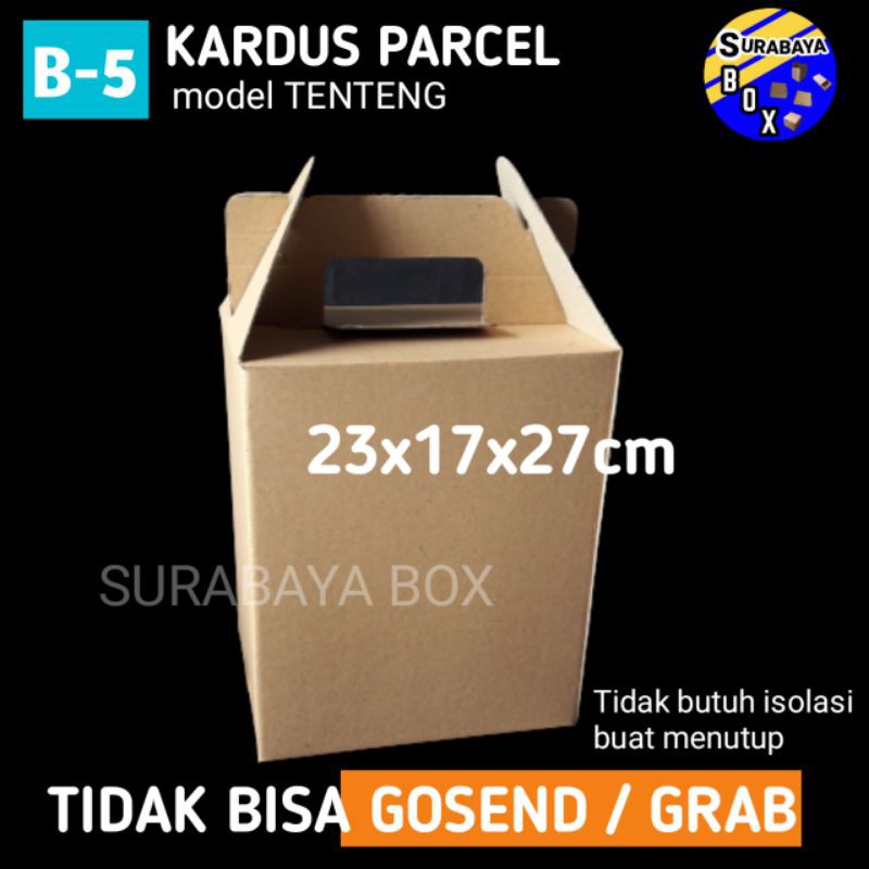 

isi 10 KARDUS PARCEL TENTENG KOTAK BOX OLEH-OLEH PACKING DOS DUS CORRUGATED
