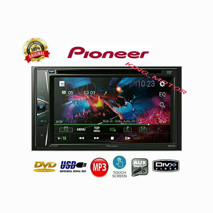PIONEER AVH-G115DVD AVH G115 AVHG115DVD AVH 115DVD GARANSI RESMI