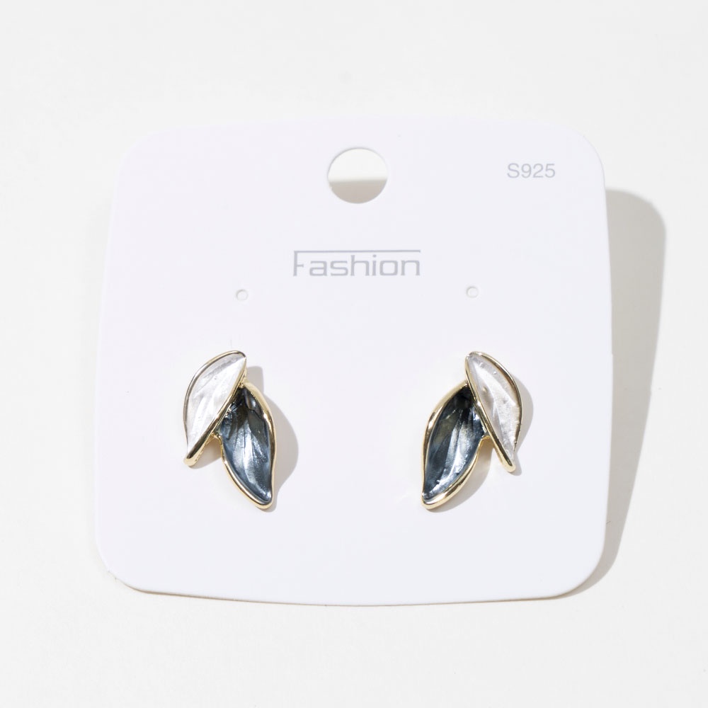 【COD Tangding】Leaf Shape Ear Stud Fashion Accessories Earrings Women Jewelry