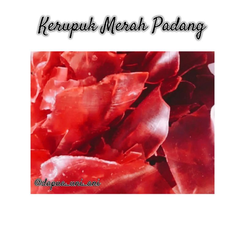 

KERUPUK MERAH PADANG || KERUPUK MERAH MENTAH 1KG