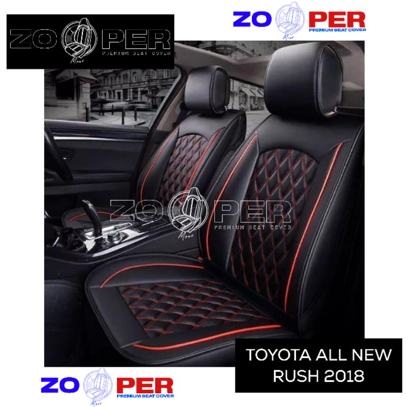SARUNG JOK MOBIL TOYOTA RUSH 2018 SARUNG JOK MOBIL ALL NEW RUSH 2018