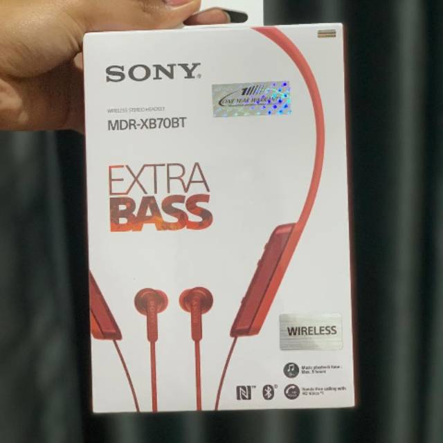 Sony Extra Bass Bluetooth in Ear Headphone MDR-XB70BT