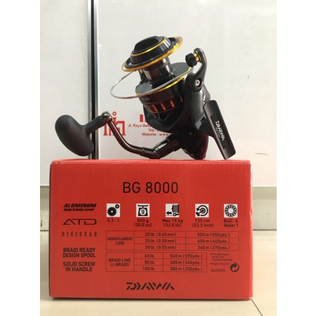 Termurah.. Reel Daiwa Bg 8000 Cv