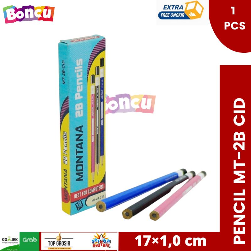 

MONTANA Pencil / Pensil Montana MT-2B CID / 2B RETAIL BEST SELLER
