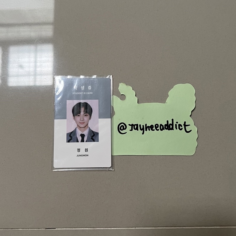 Enhypen Jungwon idc id card season greetings photocard pc