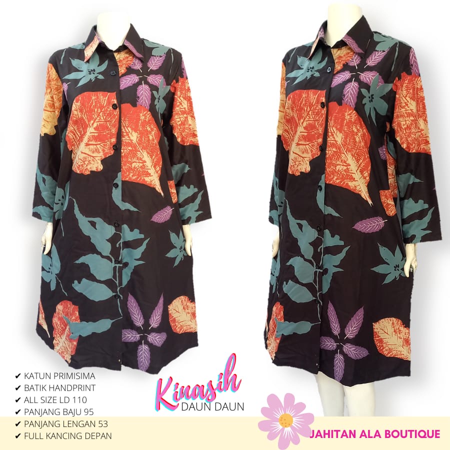 Tunik kinasih batik solo tunik kerja  cantik