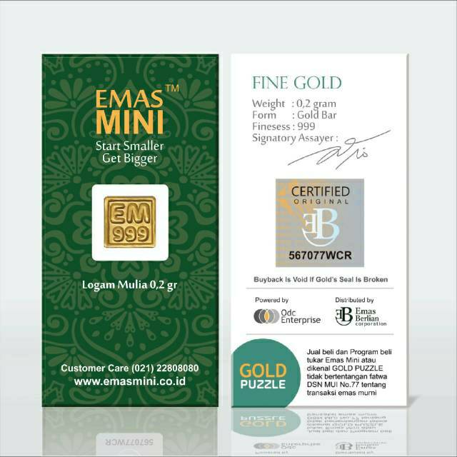 Emas Mini 0.2 Gram