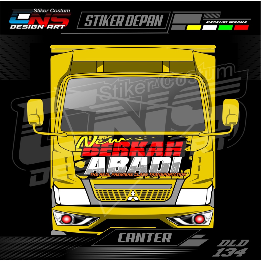 Stiker Kabin Depan Truk Canter Sticker Depan All Truk Canter Ragasa Umplung Sticker Cutting Printing