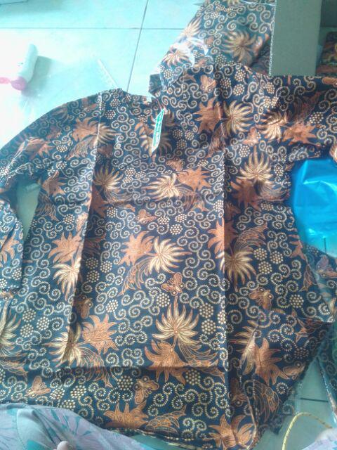 Maura Couple - Sania Ruffle Batik Couple Ori Ndoro Jowi Garansi Termurah Shopee - Batik Modern Solo