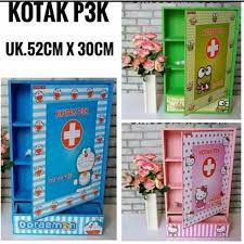 [DZS] KOTAK OBAT P3K KARAKTER DORAEMON KEROPPI HELLO KITTY PPPK