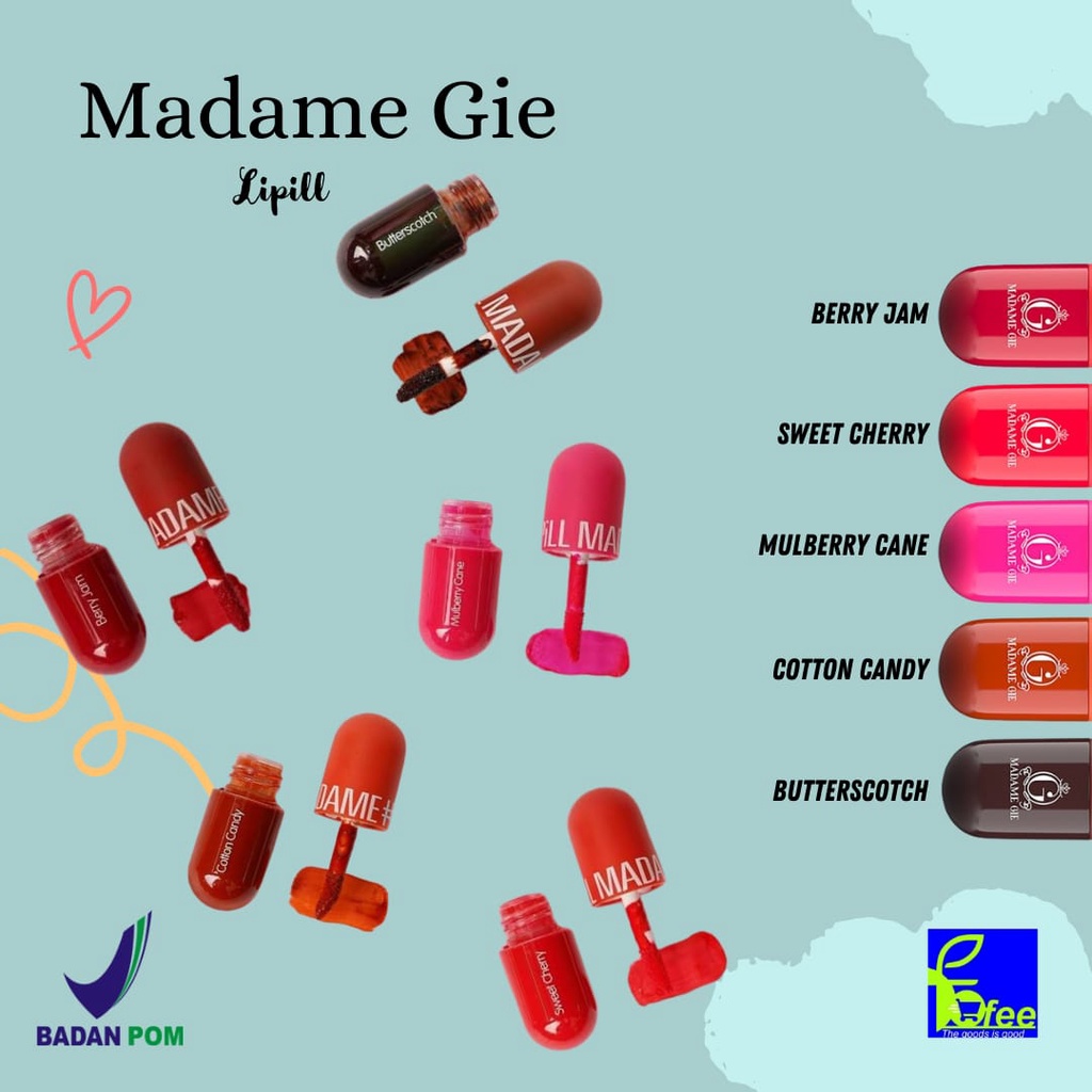 IMPORT - Madame Gie LiPill Lip Tint