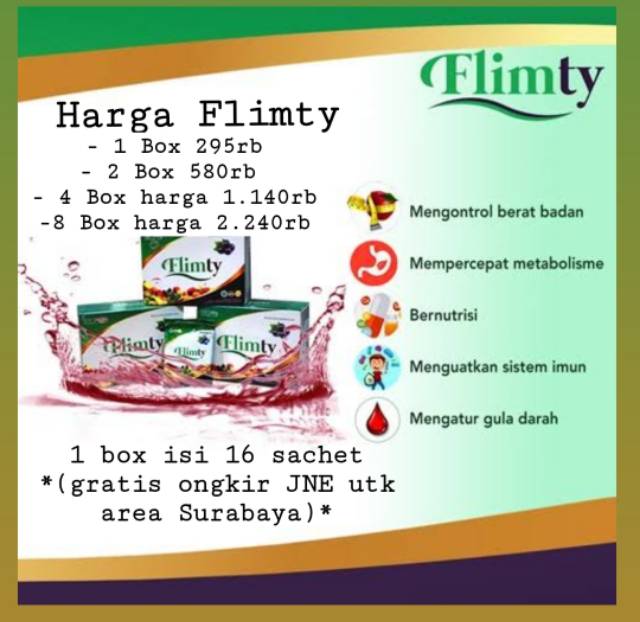 ORIGINAL FLIMTY FIBER 1 BOX 16 SACHET