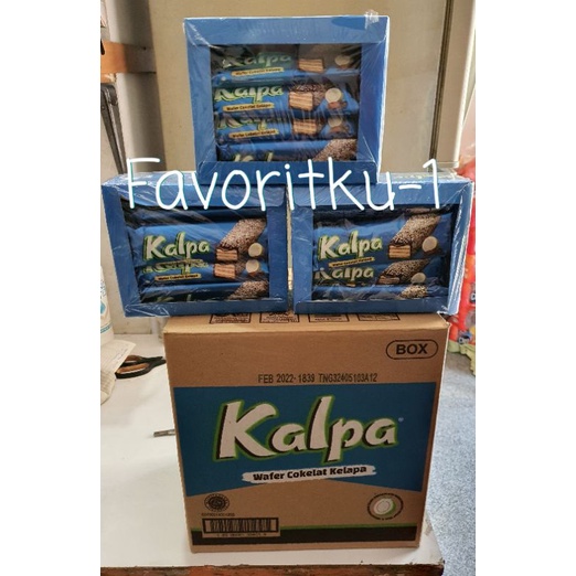 

KALPA Wafer Cokelat Kelapa by Mayora 24 gr. 1 Box Isi 12 Pcs