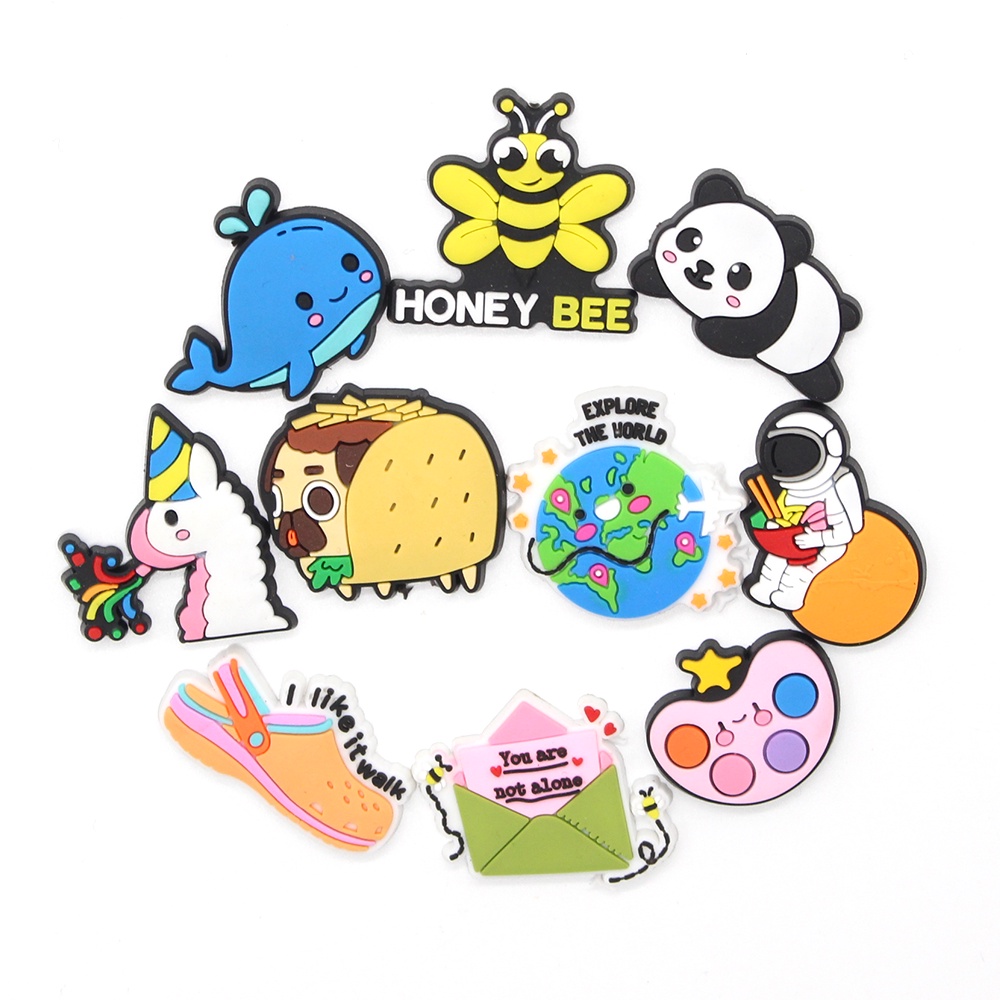 Jibbitz Hewan kecil shoe charms pin sandal crocs wanita original Aksesoris DIY Bahan Untuk Dekorasi Sepatu Hadiah anak