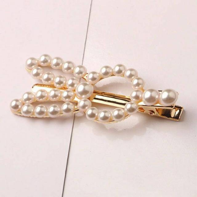 (Ready Lokal)Jepit Rambut Bobby Pin Mutiara ala Korea