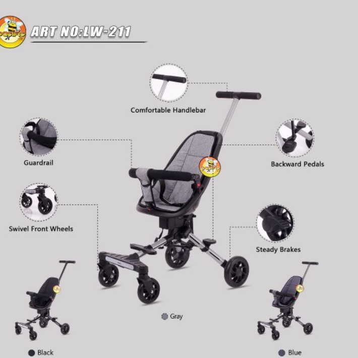 MAGIC STROLLER BABY LW 211/ LW211 / GENIO MSGB 01