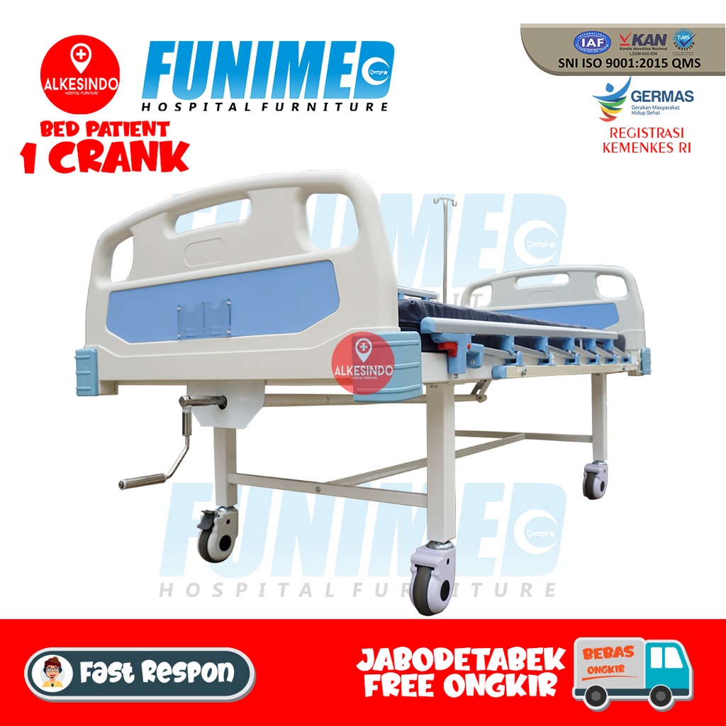 RANJANG PASIEN 1 CRANK BED PASIEN 1 ENGKOL