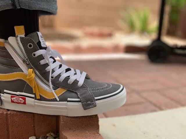 vans sk8 hi pewter
