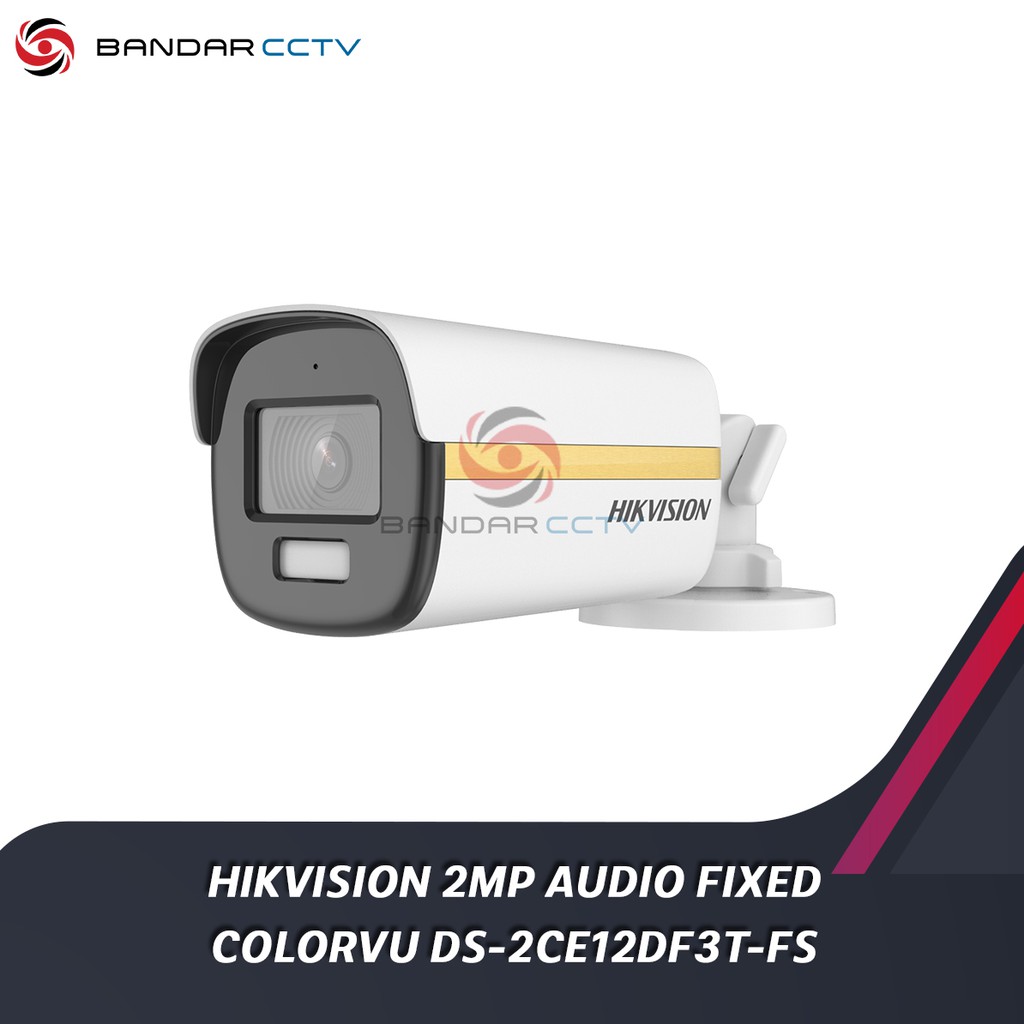 HIKVISION 2MP AUDIO FIXED COLORVU DS-2CE12DF3T-FS