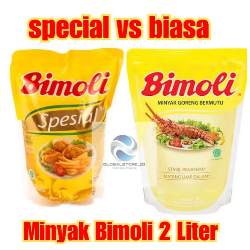 minyak goreng bimoli 2 liter pouch biasa/ special