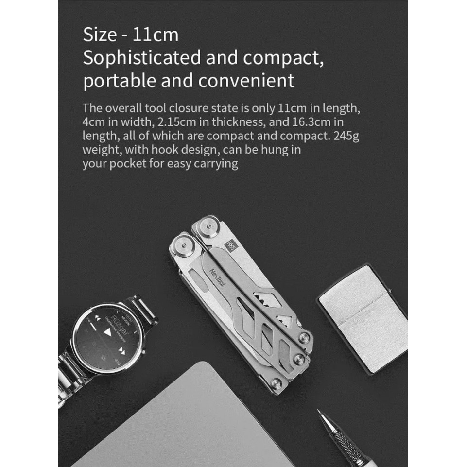 XIAOMI HUOHOU Stainless Steel Pocket Folding Multifunction Knife