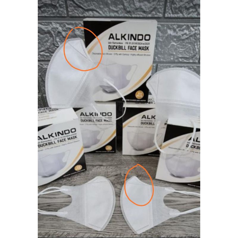 Masker duckbil alkindo garis terbaru