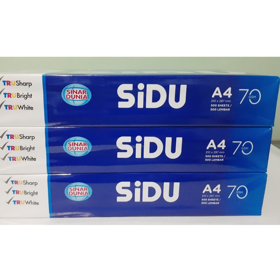 SIDU KERTAS HVS 70/75 GRAM A4