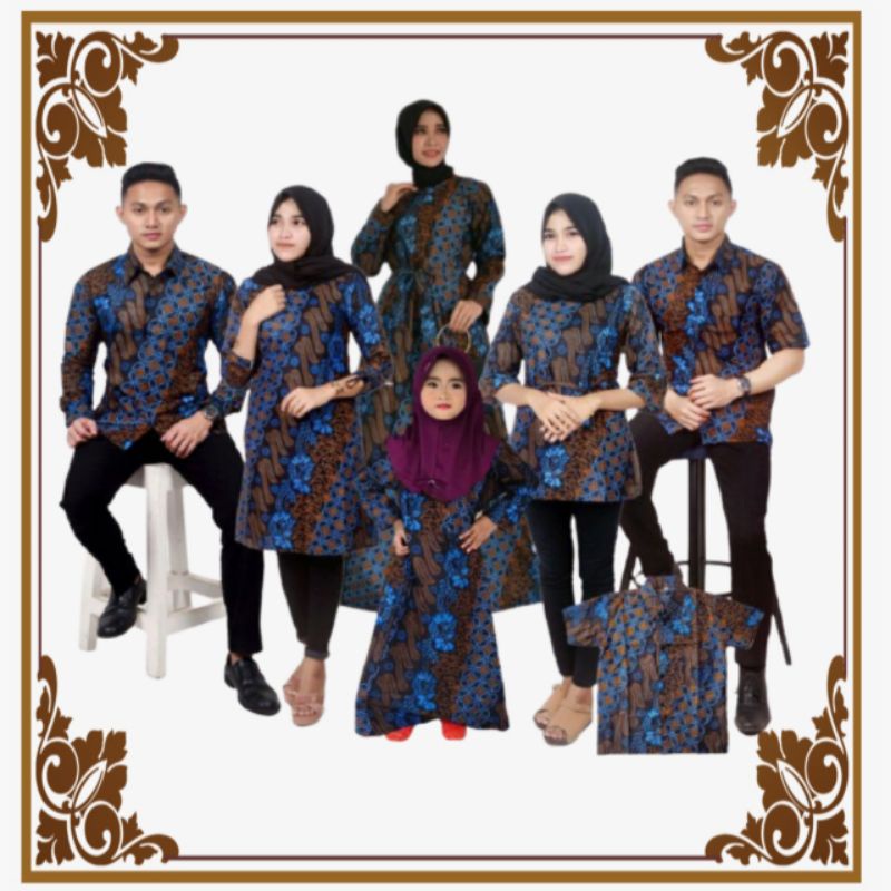 BAJU KELUARGA FAMILY BATIK ONE SET