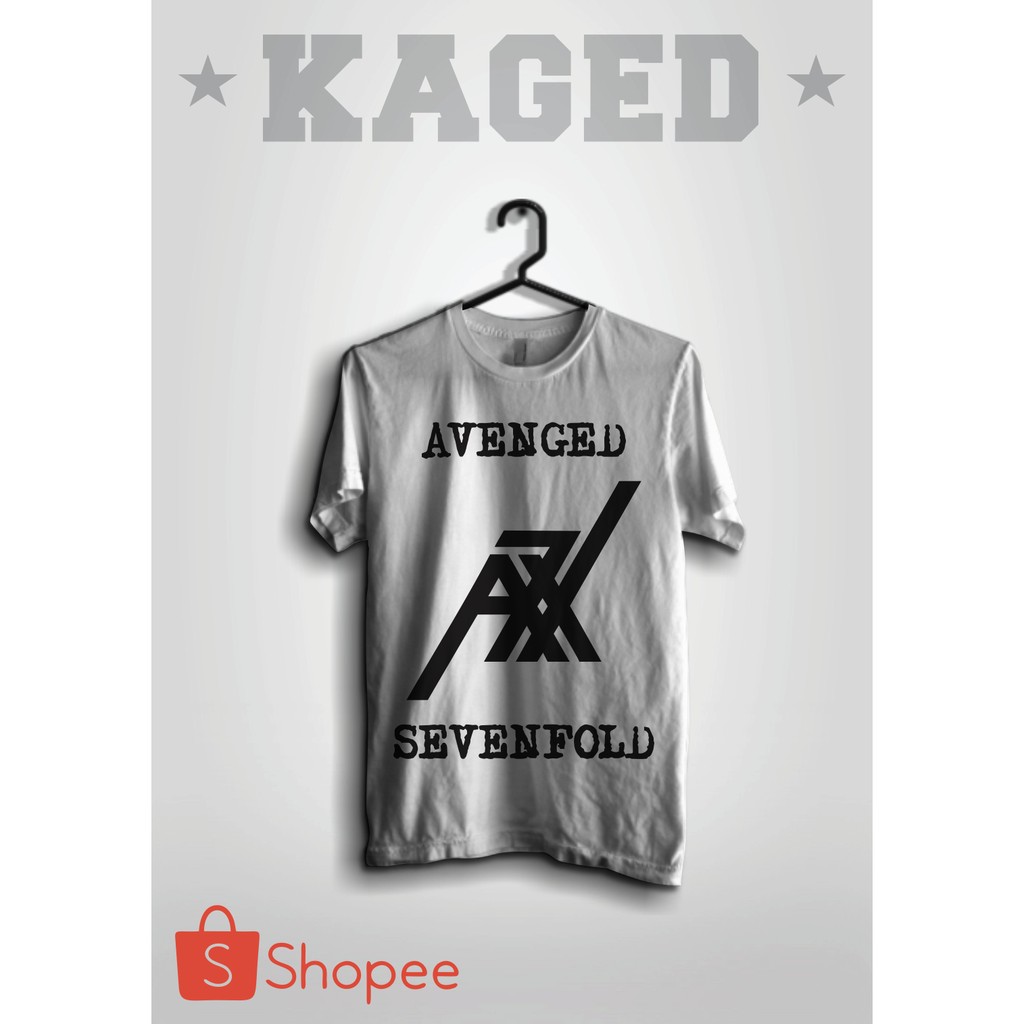 Kaos Band Avenged Sevenfold, #Putih/White Kaos Avenged Sevenfold,