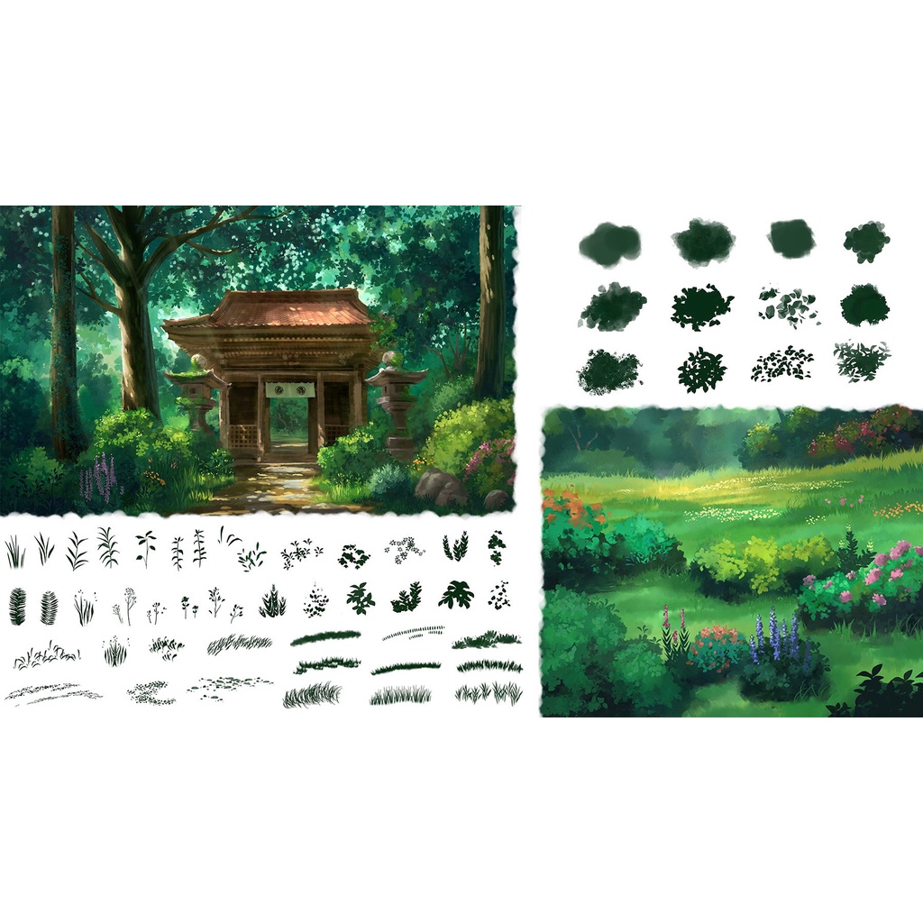 Procreate Brush - Ghibli Inspired Brushes for Procreate