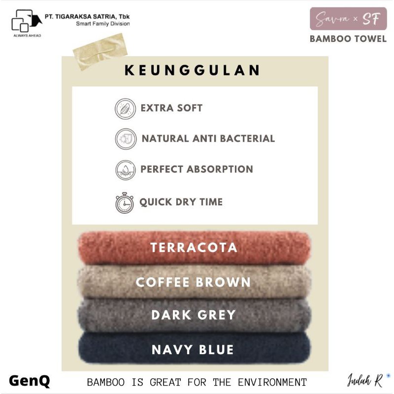 Tigaraksa Handuk Dewasa Premium Savra x SF Towel