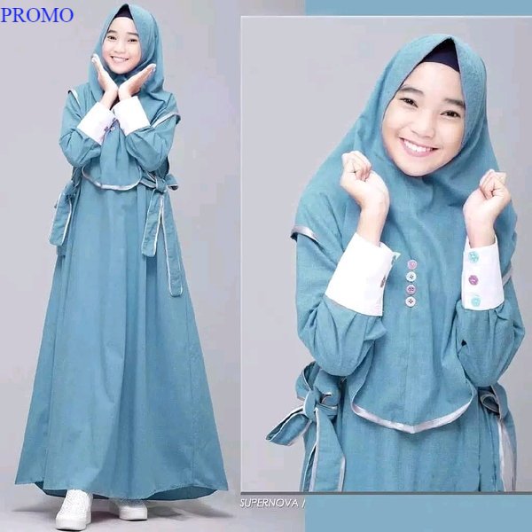 NEW Baju Fashion anak perempuan gamis anak cewek dewasa tanggung baju Syari dress muslim anak casual
