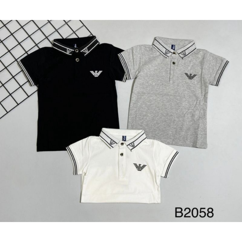 Polo Shirt Baju Kerah Anak Import Motif Arman1 Kenz