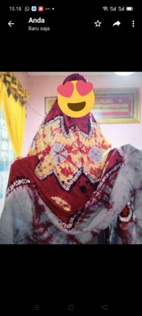 Mukena Batik Sasirangan Pekalongan Super Jumbo