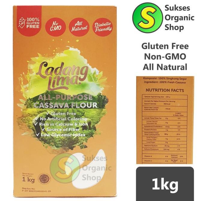 

All Purpose Cassava Flour/Tepung Singkong | Ladang Lima | 1kg