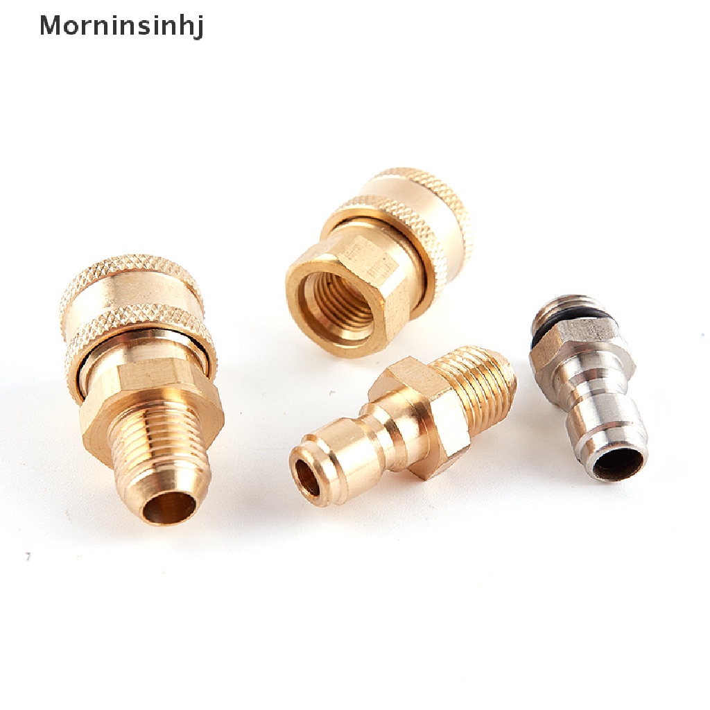 Mornin Coupler Selang Air Tekanan Tinggi Bahan Tembaga 1 / 4 &quot;