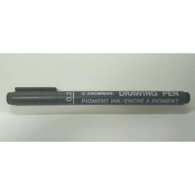 

Termurah Drawing Pen Snowman 700 Size Pen - 0,3 (Black) Offic