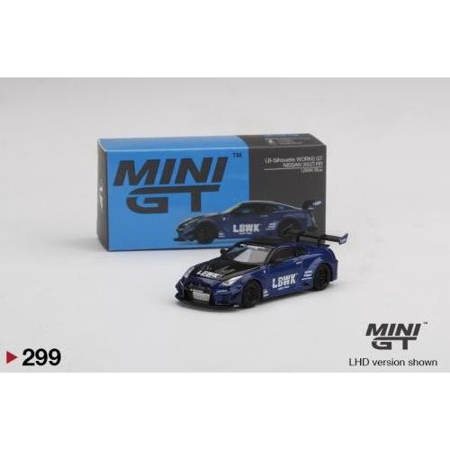 ] MINI GT 299 - LB-Silhouette WORKS GT NISSAN 35GT-RR Ver.2 LBWK Blue