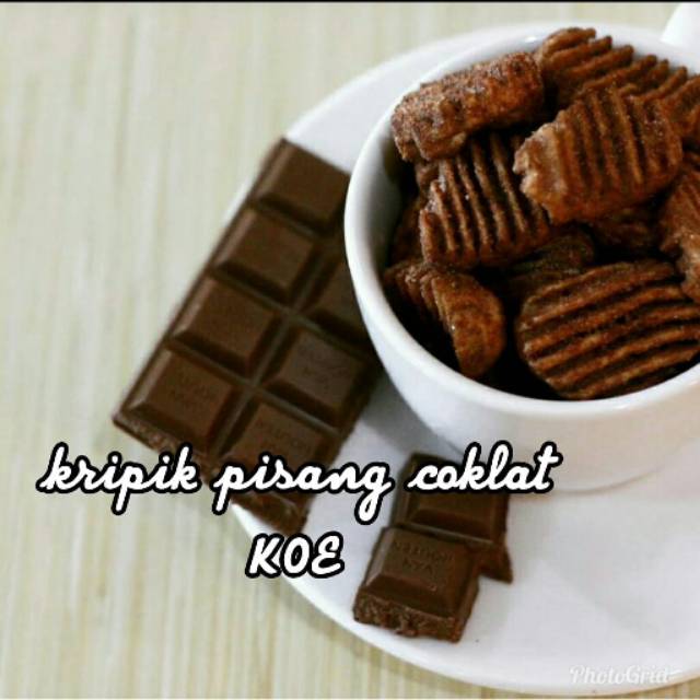 

Kripik pisang coklat
