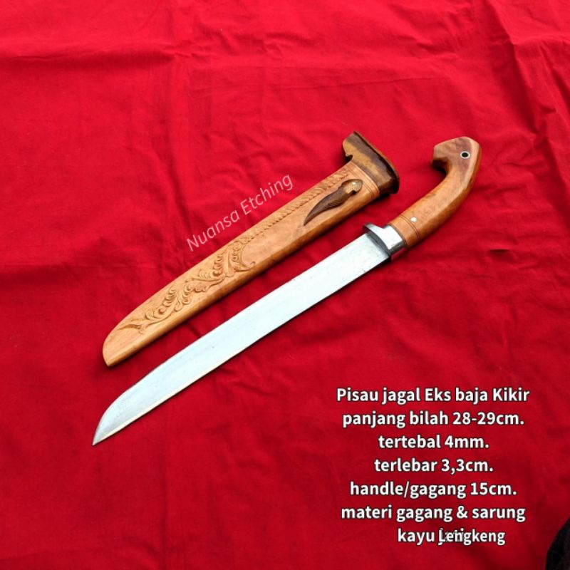 Pisau jagal sembelih baja kikir