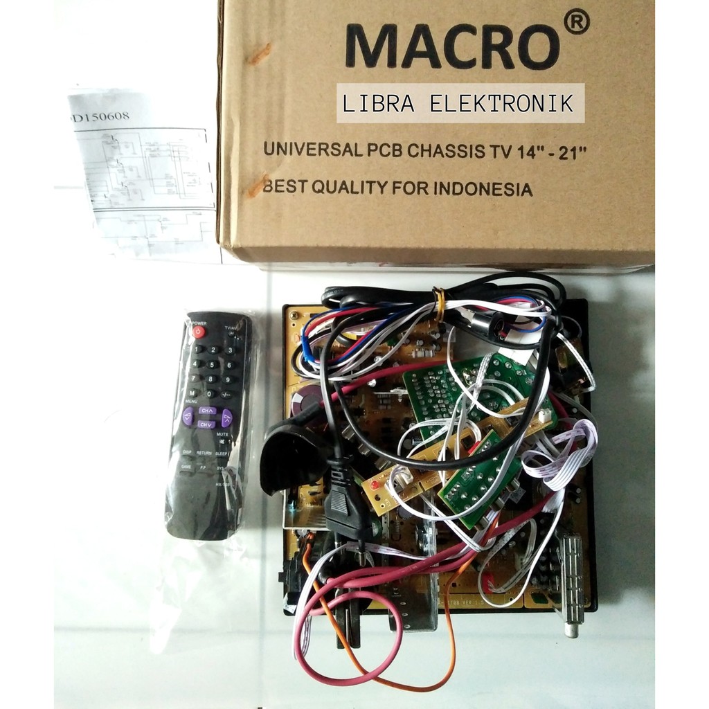Mesin TV WCOM Tabung Biasa 14in Sampai 21in