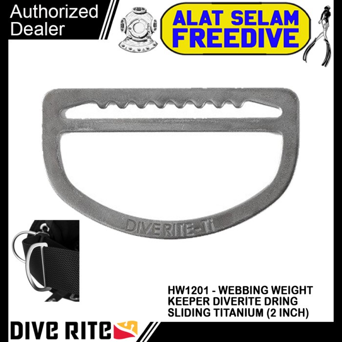 Jual HW1201 Diverite bing Weight Kepper BCD Diving Dring Sliding