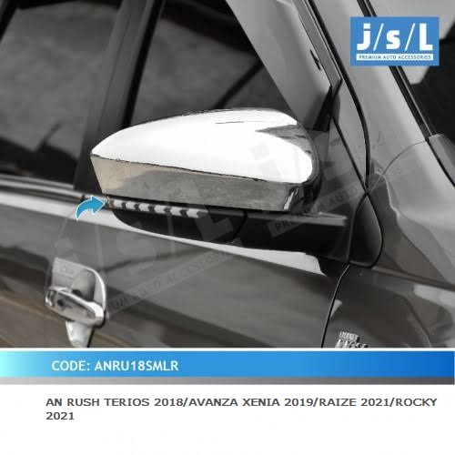 COVER SPION LAMPU AVANZA XENIA 2019 MODEL GANTI PLUS DUDUKAN BLACK