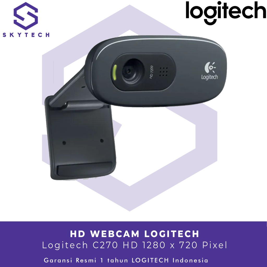 WEBCAM LOGITECH C270 HD ORIGINAL GARANSI RESMI