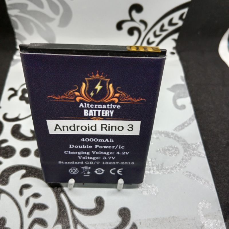 Batrai Android china Rino 3 pro Batre modif konektor tengah Baterai Battery